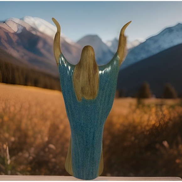 Jack Black Navajo Sculpture of Woman - Morning Sunrise -signed - Beautiful! 1985 - Picture 4 of 5